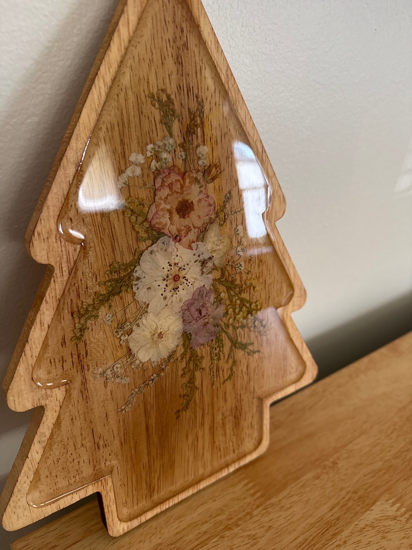 Holiday Tree Wood Art Piece