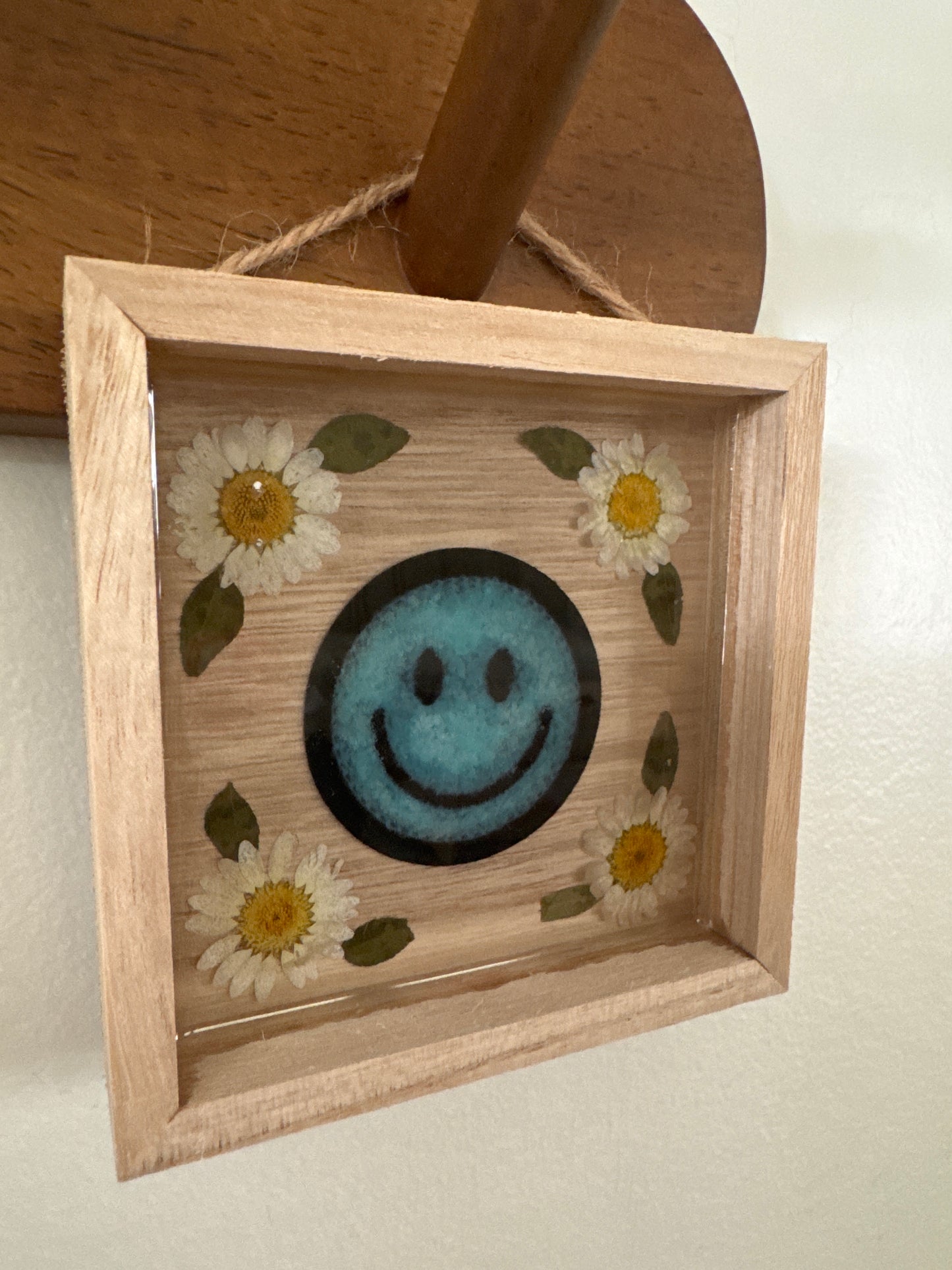 Smiley Face Wood Frame