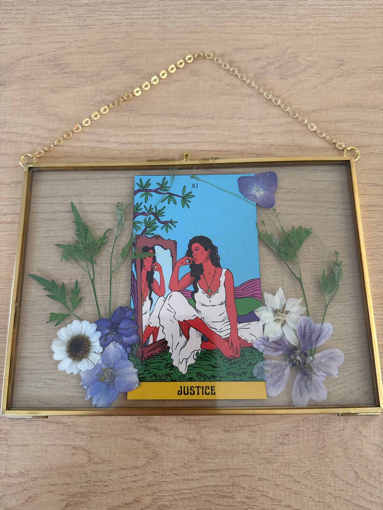 Hanging Glass Tarot Frames