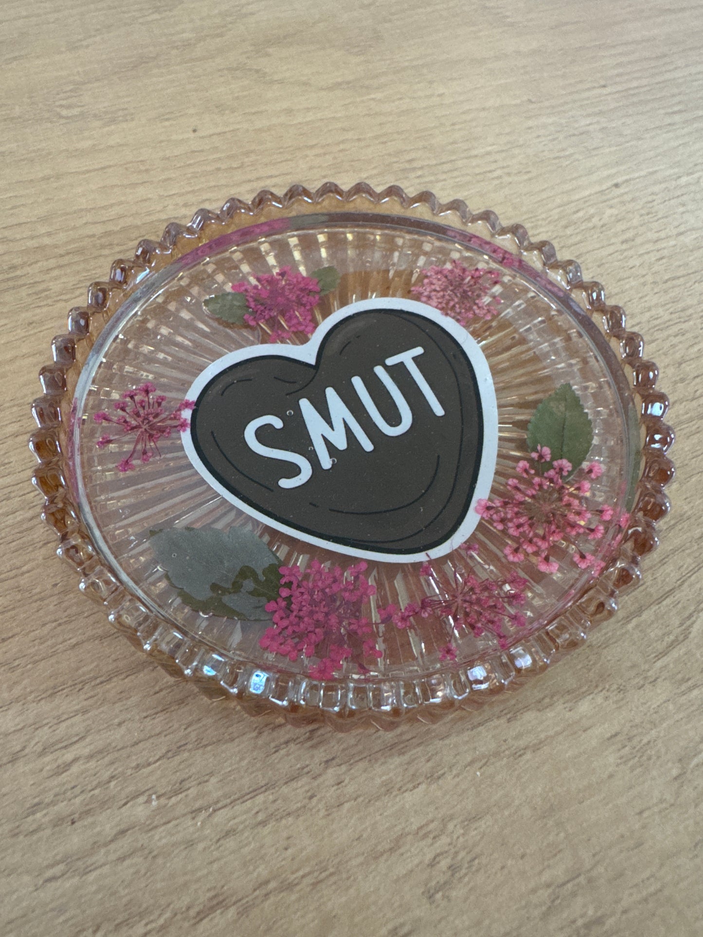 “Smut” Glass Dish