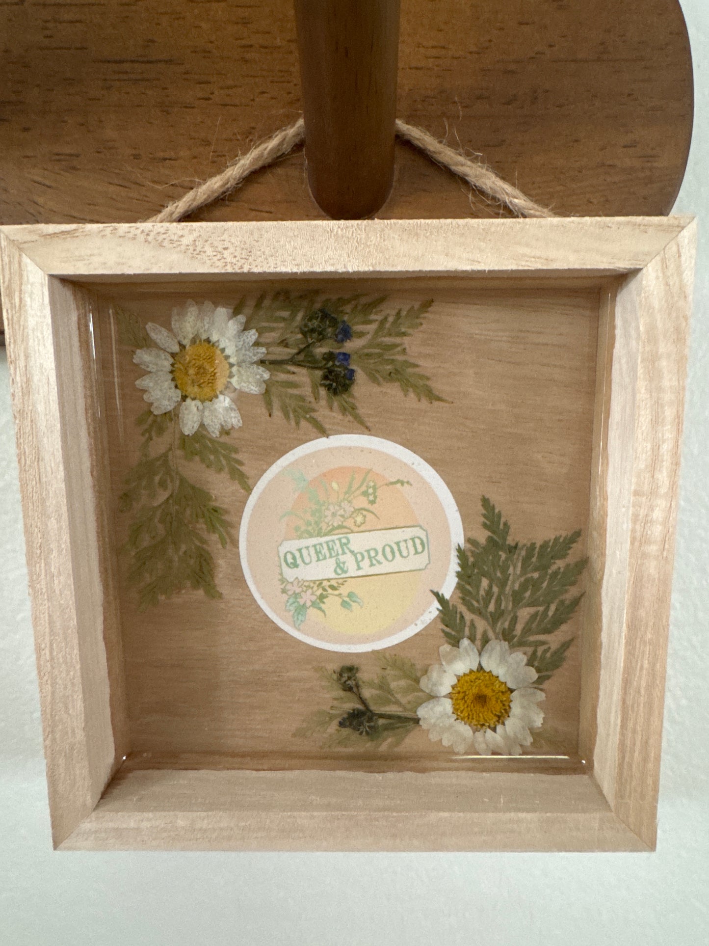 “Queer & Proud” Wood Frame