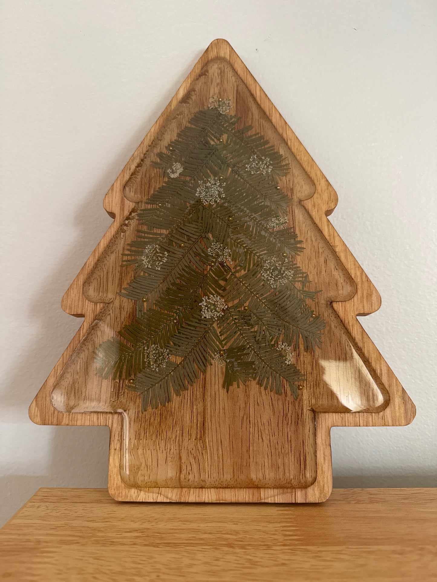 Holiday Tree Wood Art Piece