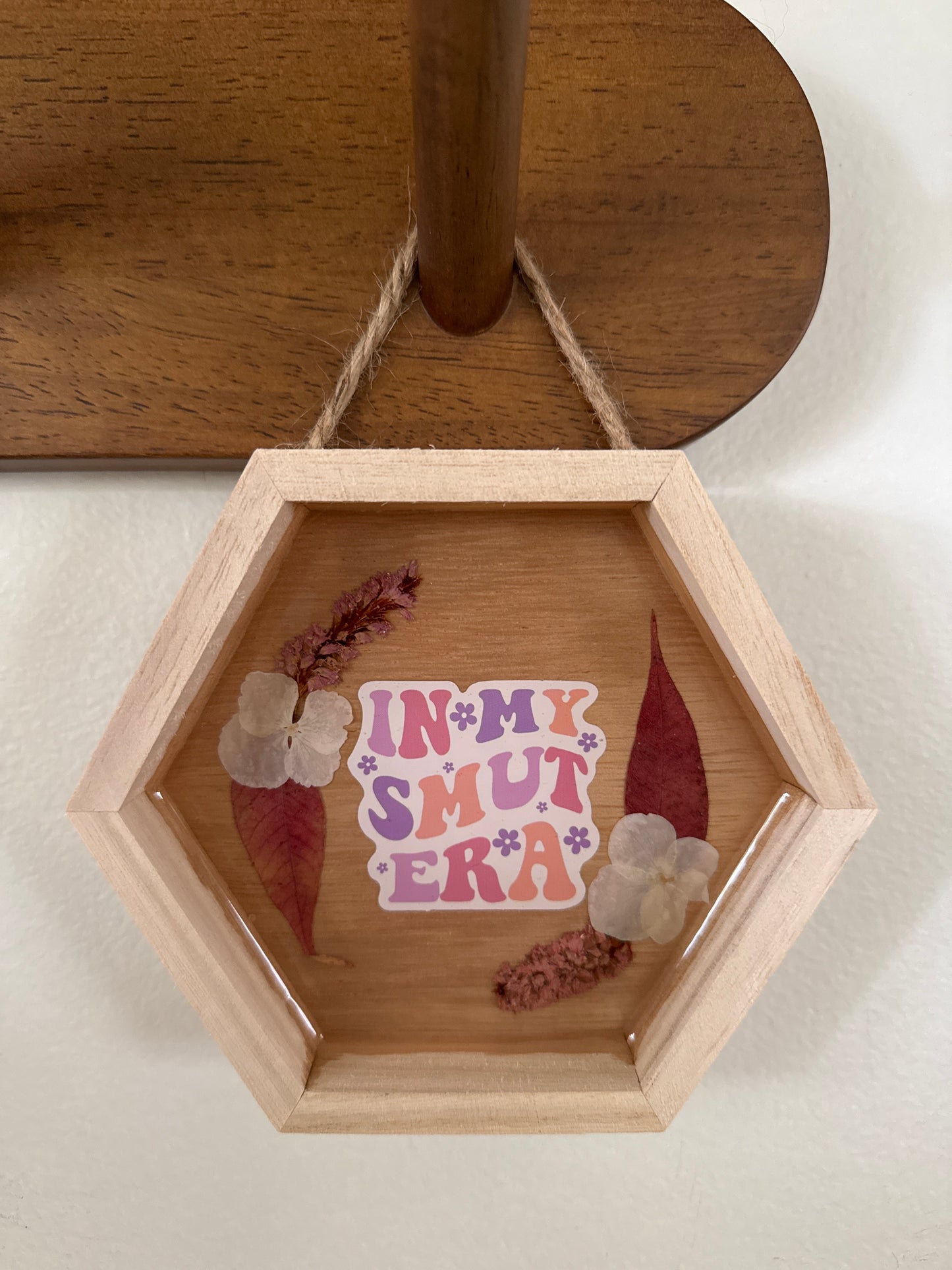 “In My Smut Era” Wood Frame