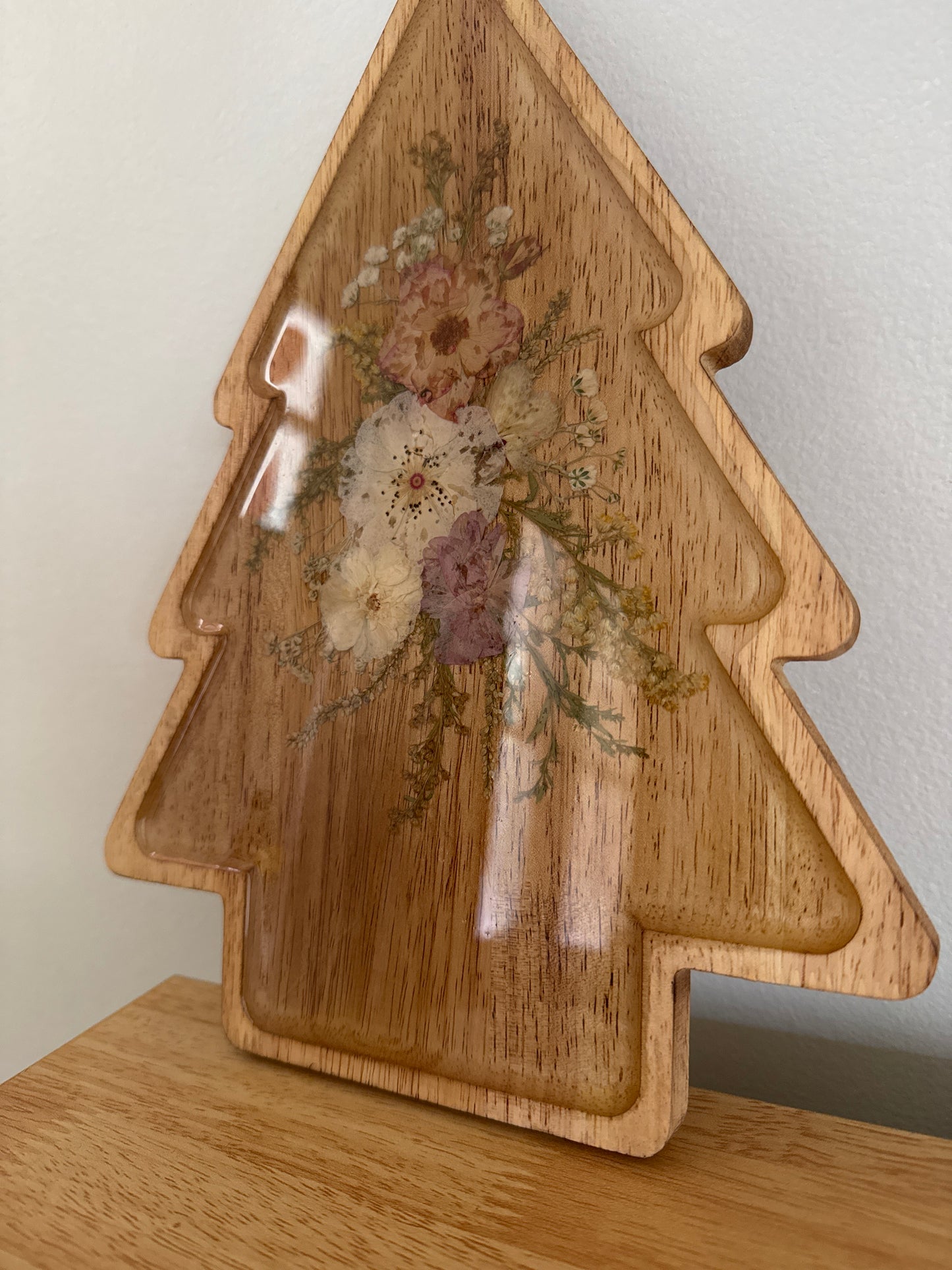 Holiday Tree Wood Art Piece