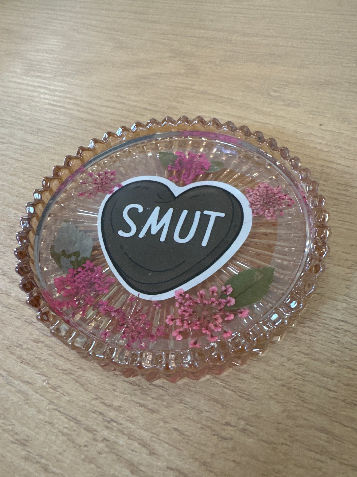 “Smut” Glass Dish