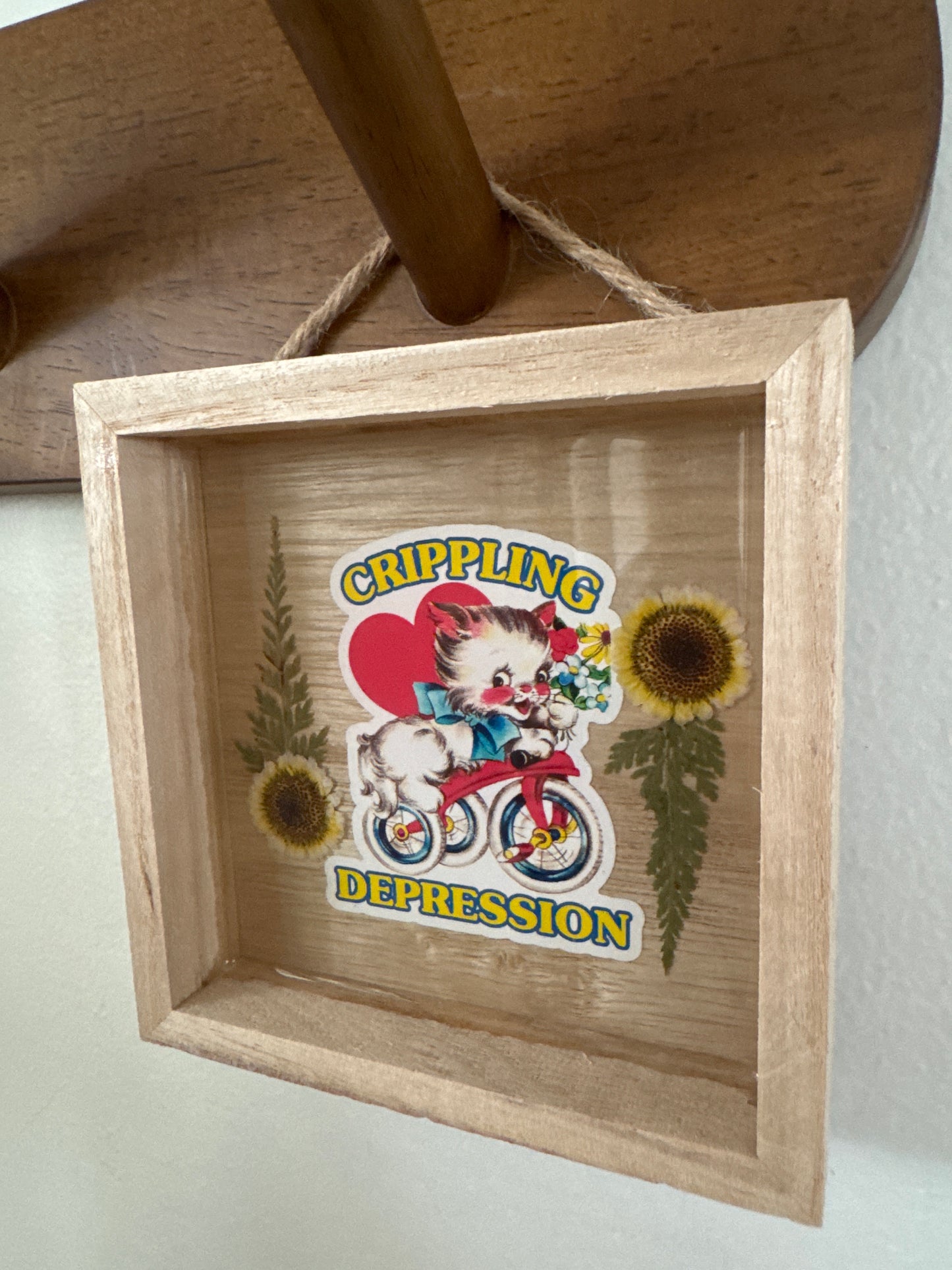 “Crippling Depression” Wood Frame
