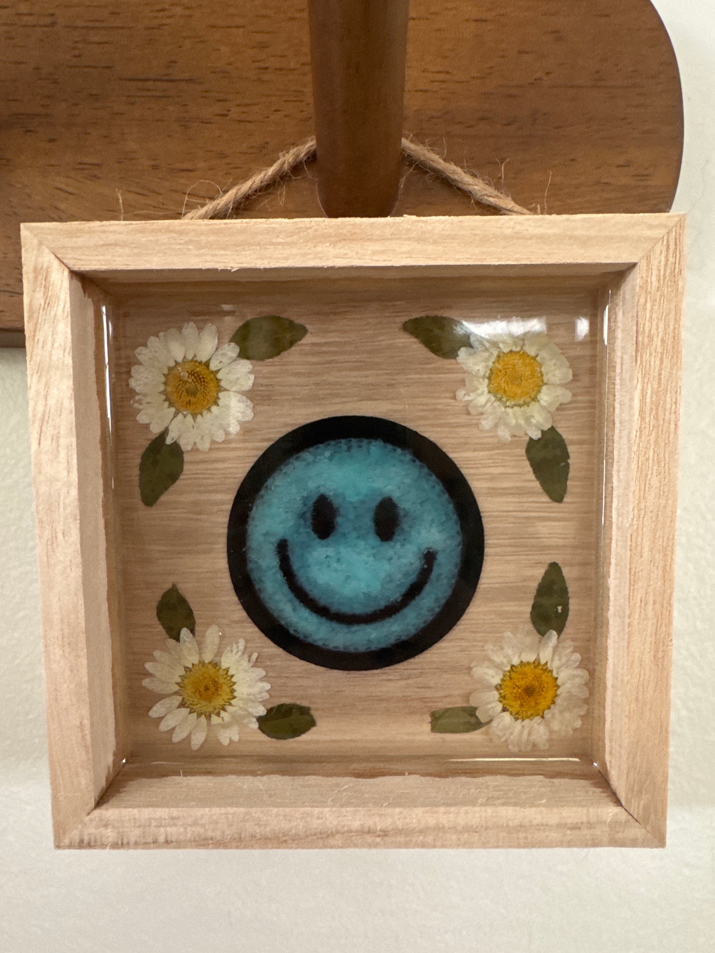 Smiley Face Wood Frame