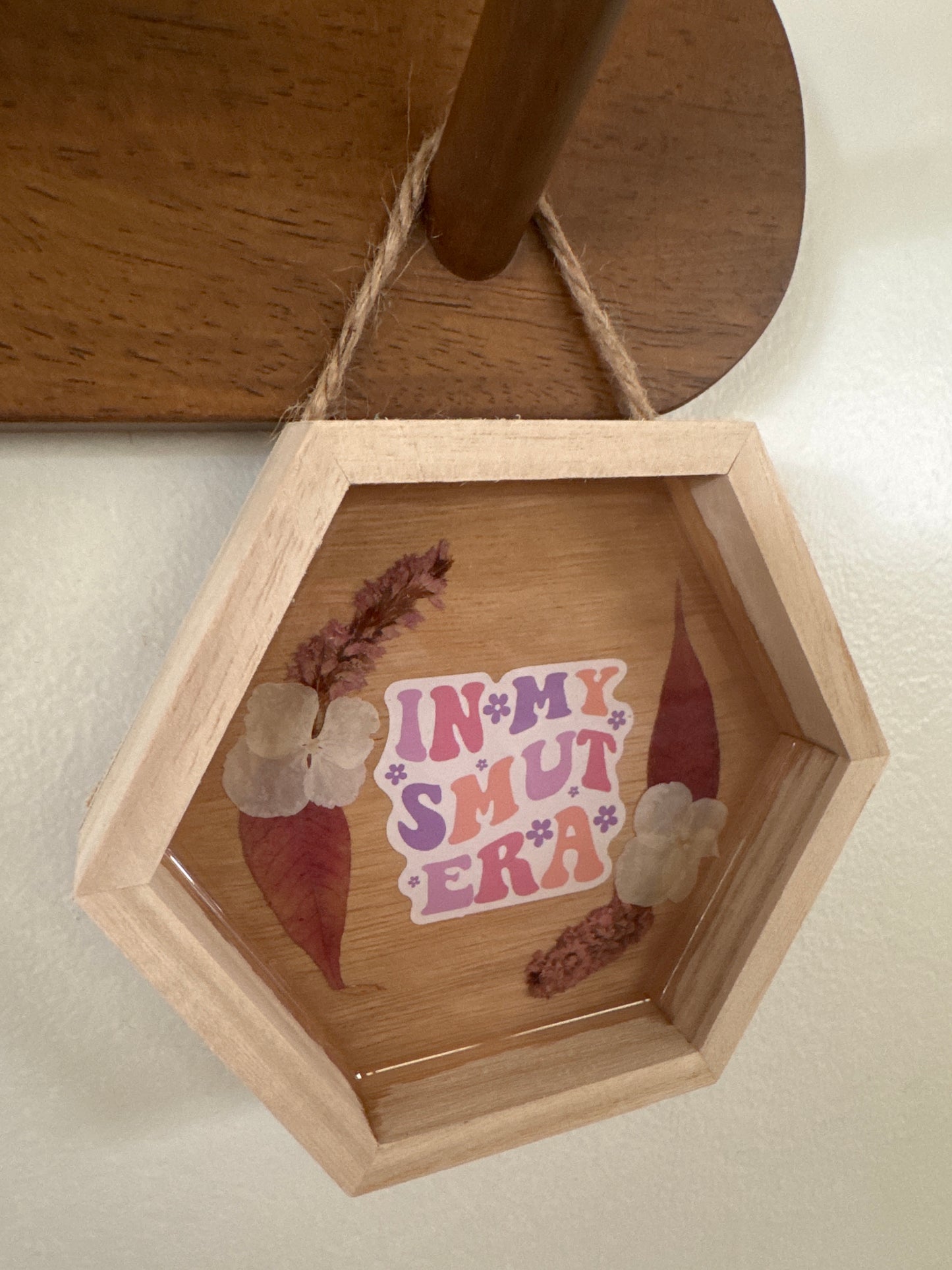 “In My Smut Era” Wood Frame