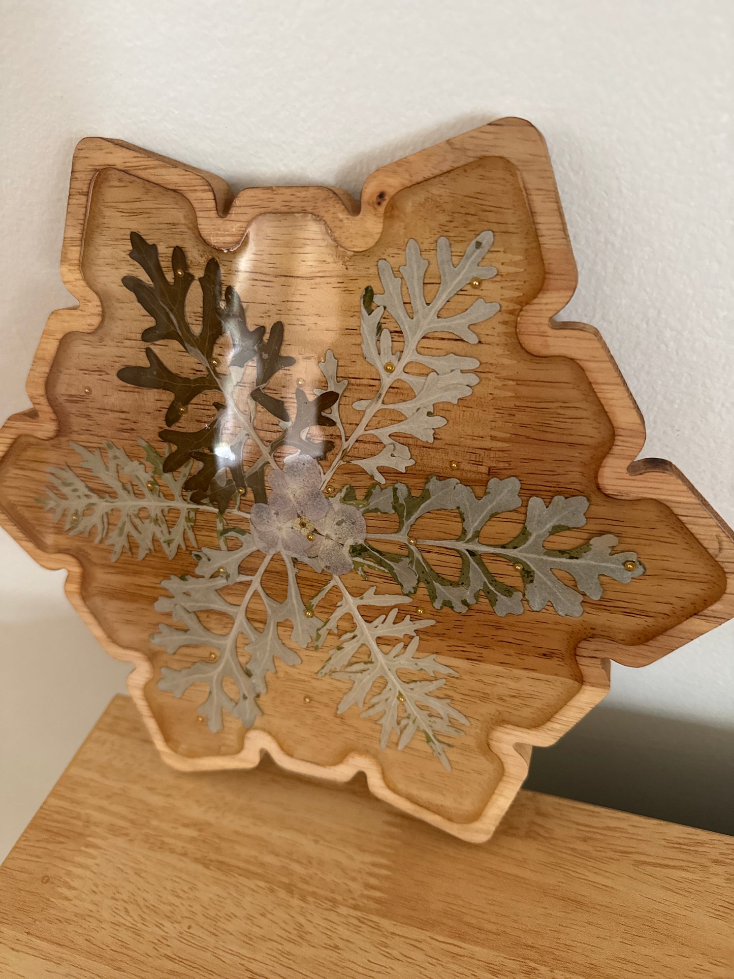 Snowflake Wood Art Piece
