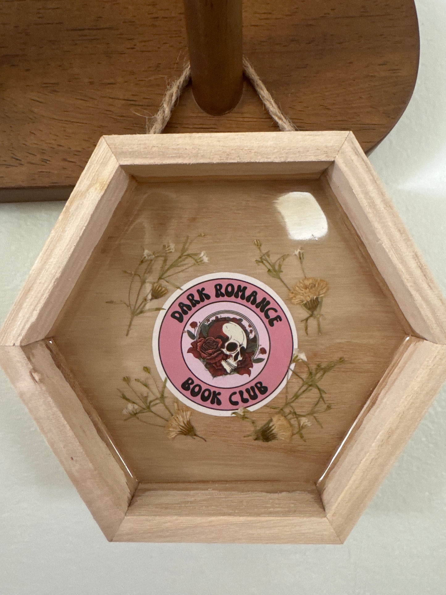 “Dark Romance Book Club” Wood Frame