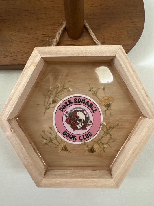 “Dark Romance Book Club” Wood Frame