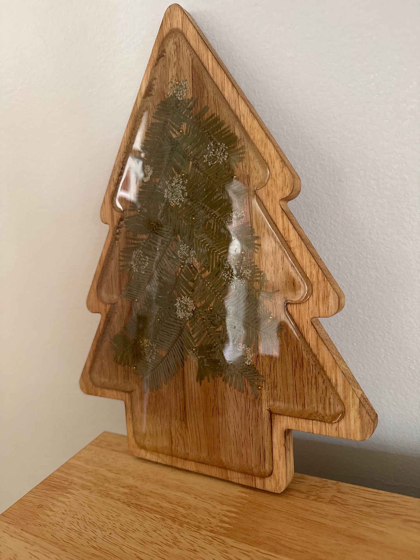 Holiday Tree Wood Art Piece