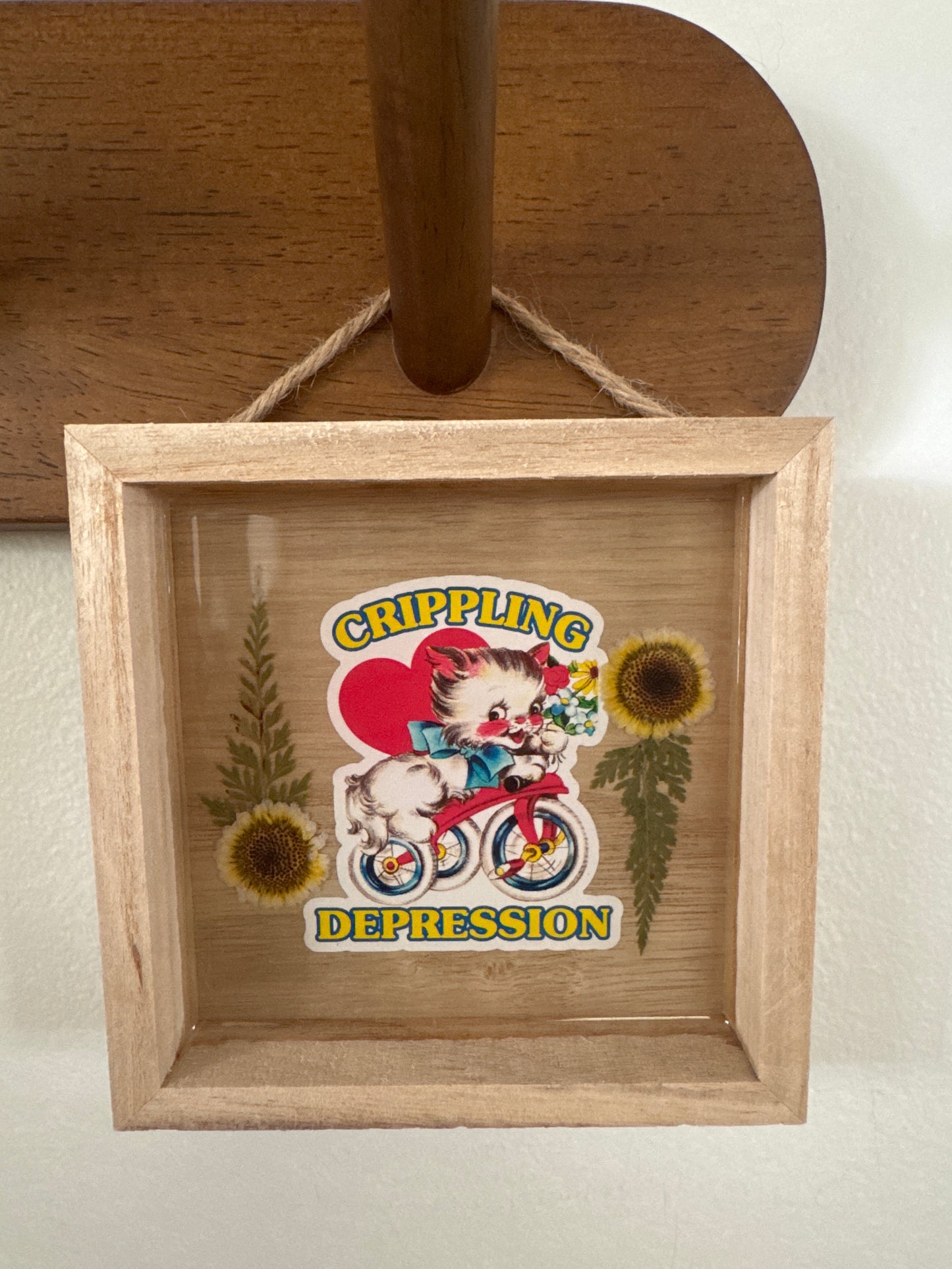 “Crippling Depression” Wood Frame