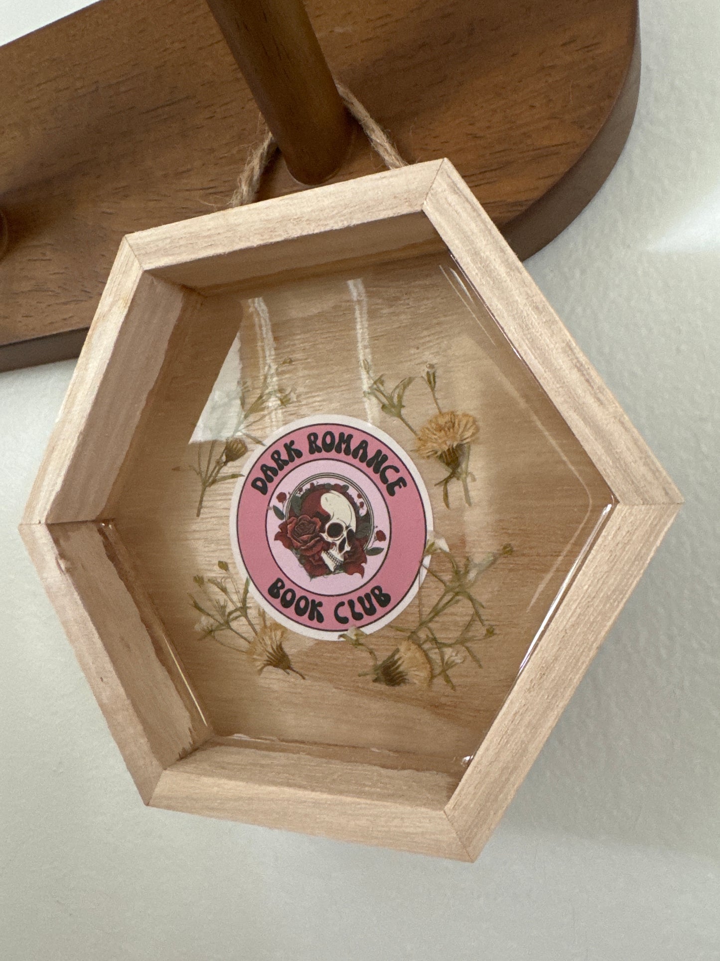 “Dark Romance Book Club” Wood Frame