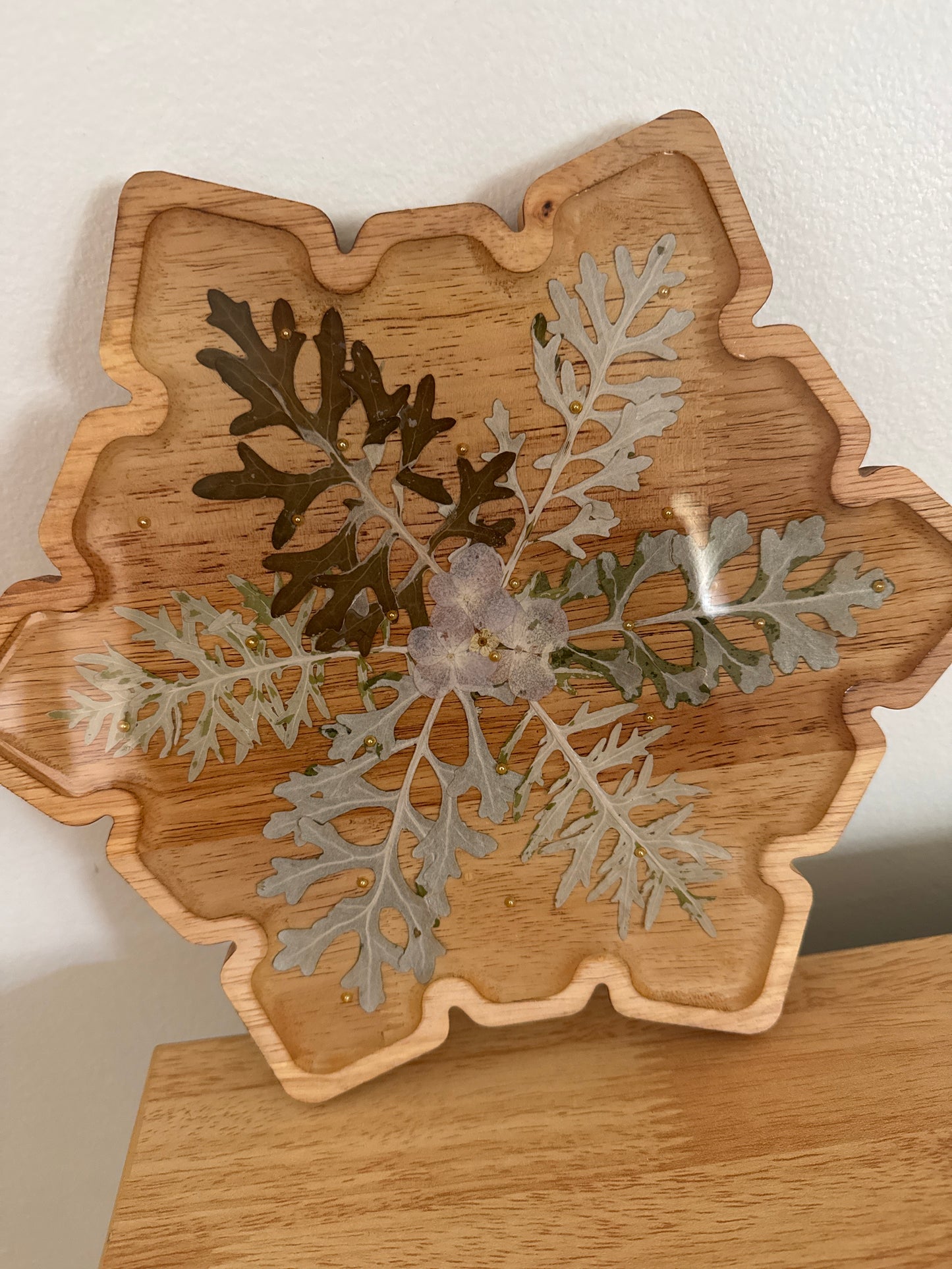 Snowflake Wood Art Piece