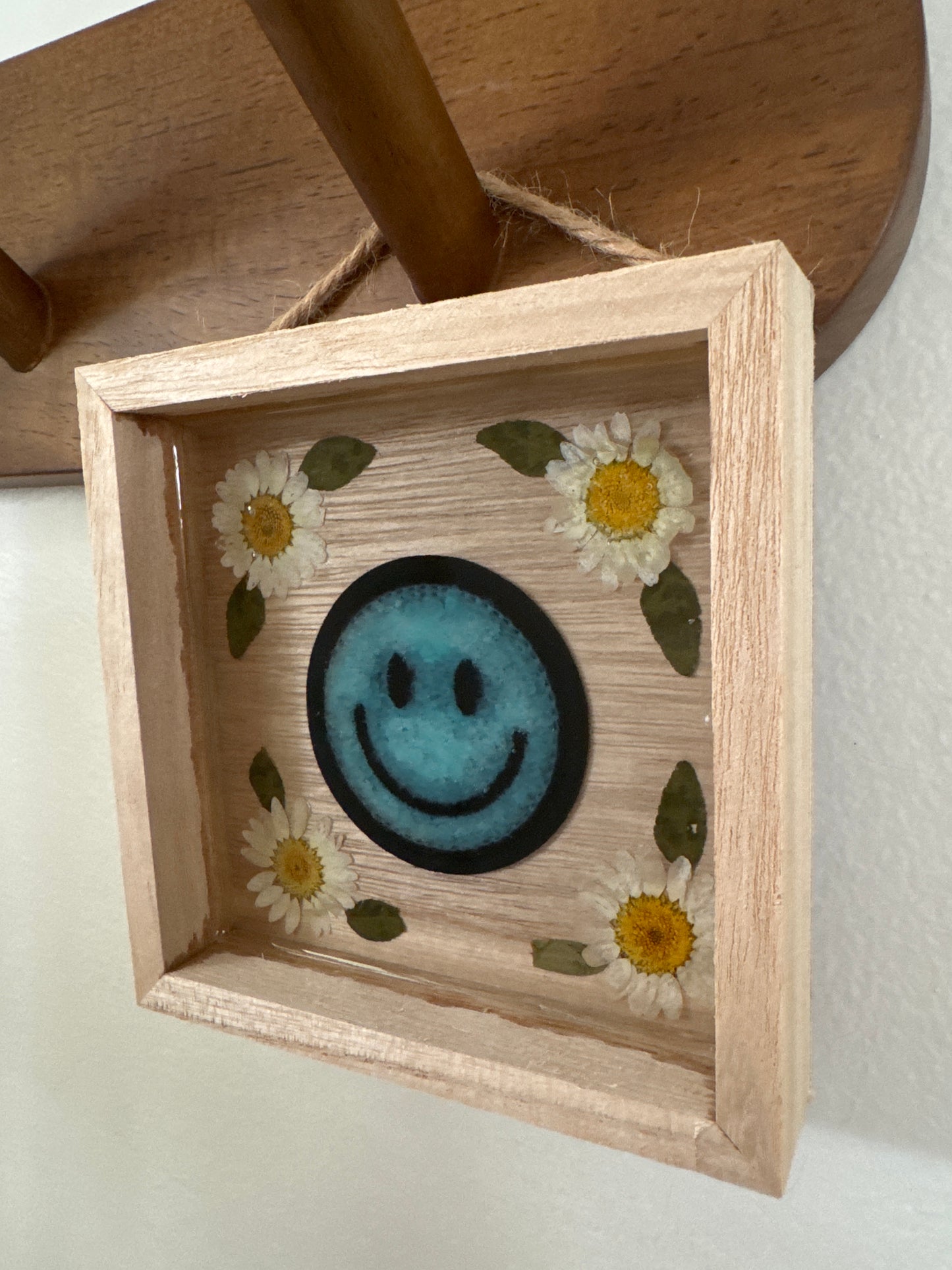 Smiley Face Wood Frame