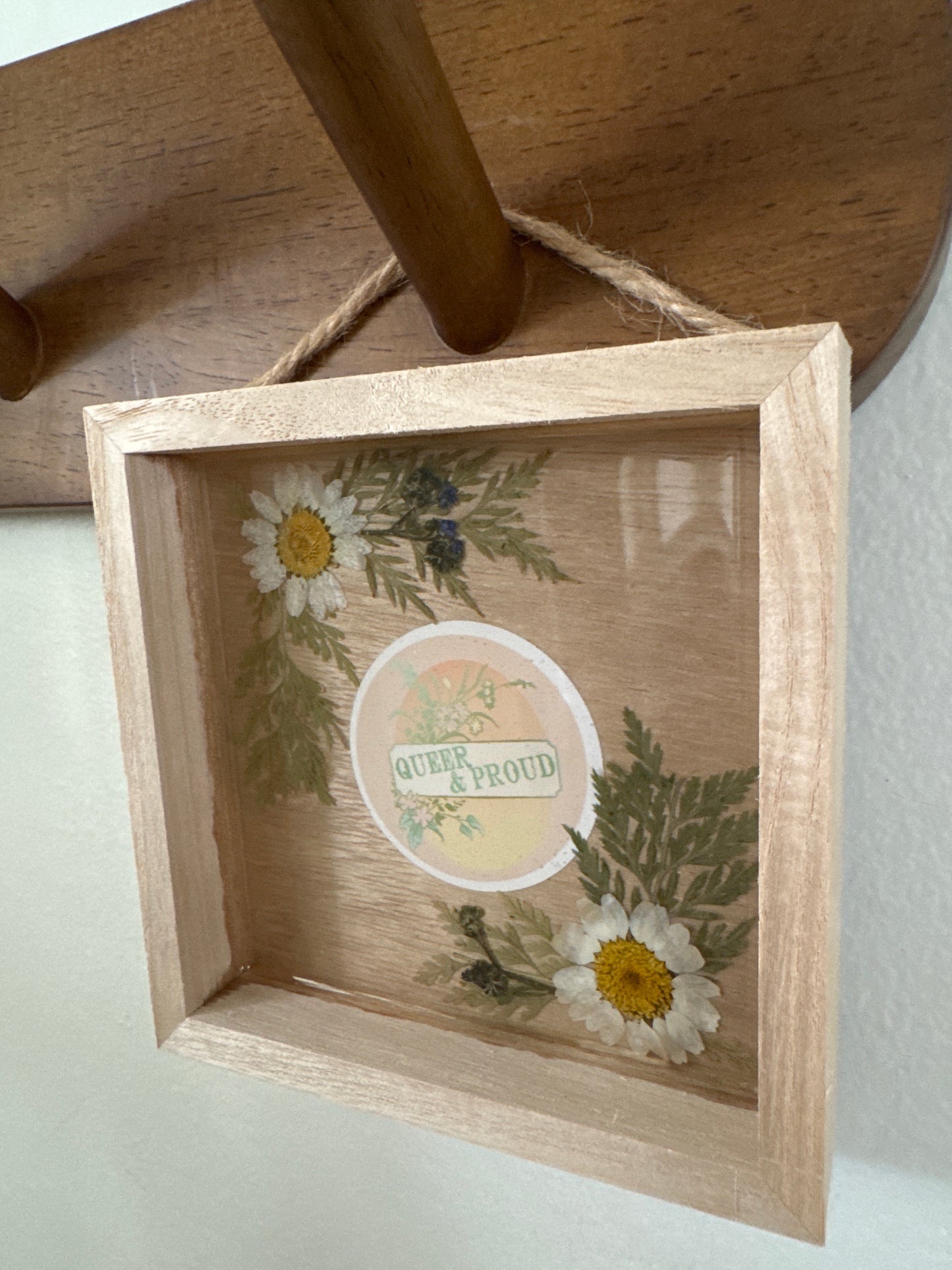“Queer & Proud” Wood Frame