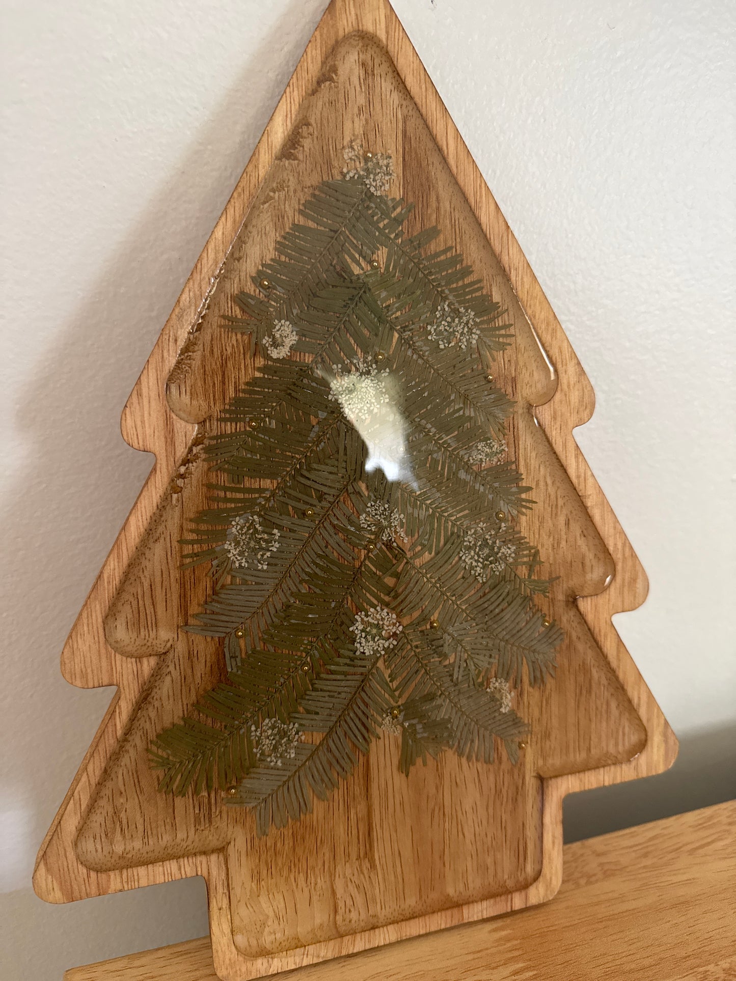Holiday Tree Wood Art Piece