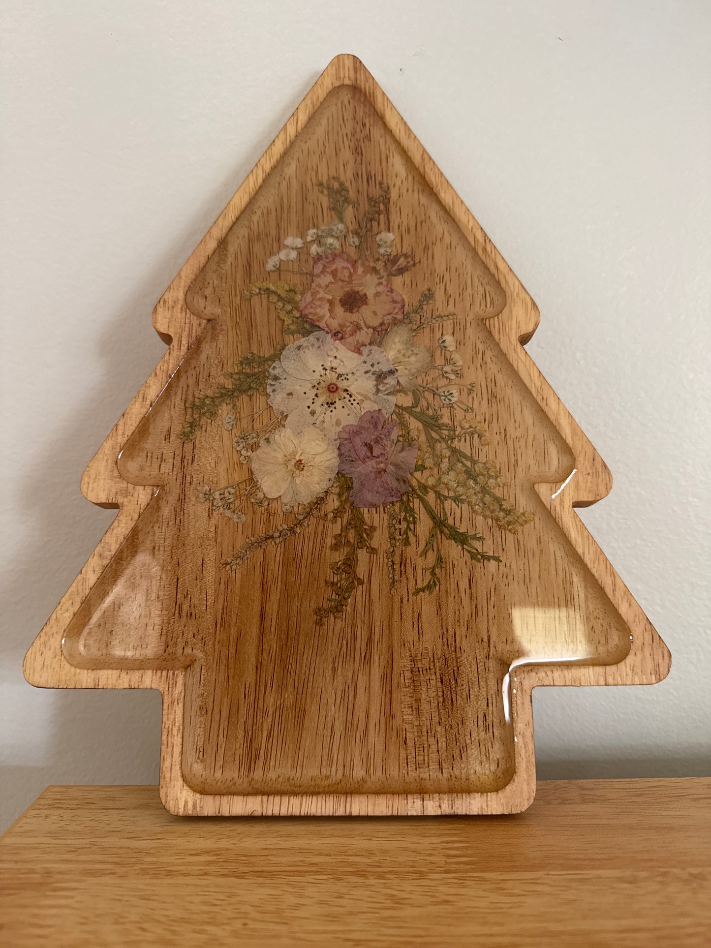 Holiday Tree Wood Art Piece