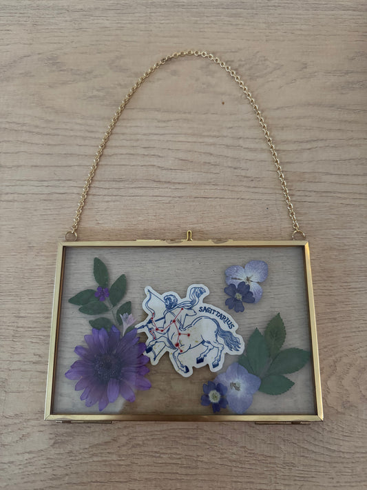 Sagittarius Sign Glass Frame