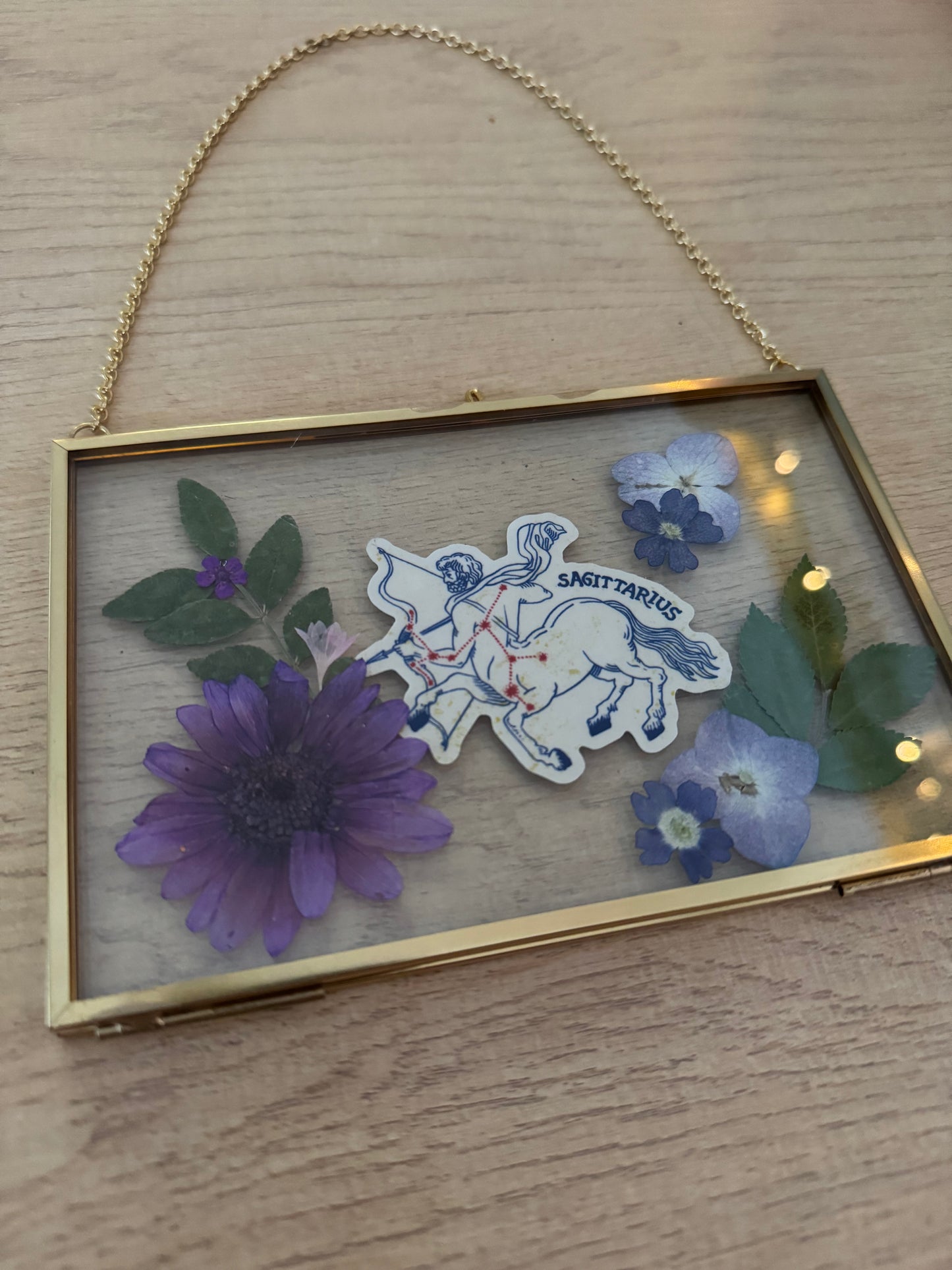 Sagittarius Sign Glass Frame