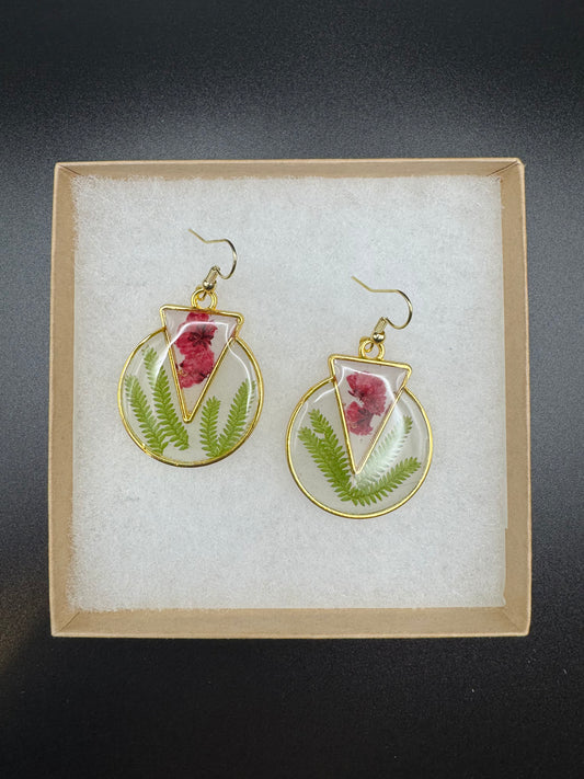 Goddess Garden Gold Earrings